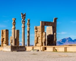 View of the Gate of All Nations in Persepolis - Iran