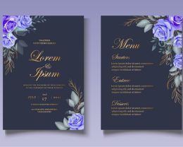 Wedding invitation template with watercolor floral2090 q4y6o8cwarwjrrt13d24n96ir1q9w2rvnxpot0mgio - آرمیا دیزاین